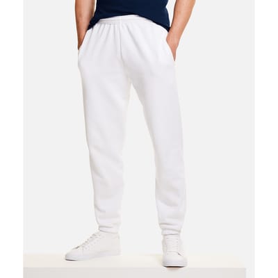Fruit of the Loom Heren klassieke 80/20 joggingbroek (Wit)