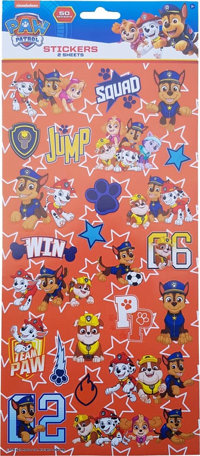 Stickers Paw Patrol "Squad" +/- 50 stuks