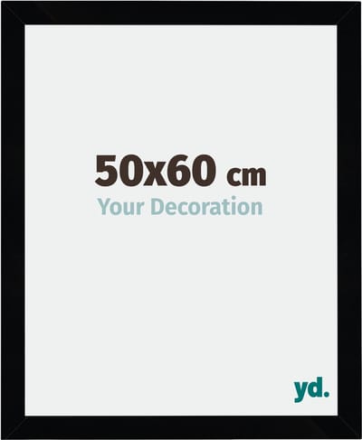 Your Decoration - Fotolijst 50x60 cm - MDF - Zwart Hoogglans - Mura