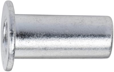 Wurth - Blindklinkmoer meerbereiks platkop aluminium - Blindklinkmoer meerbereiks platkop - x 100 st