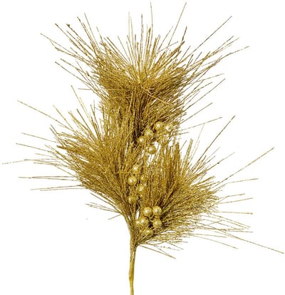 Clayre & Eef Decoratie Tak 80 cm Goudkleurig Kunststof
