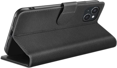 Zanae, Hoesje geschikt voor iPhone 15 Plus - Wallet Case & Magneetsluiting, Zwart