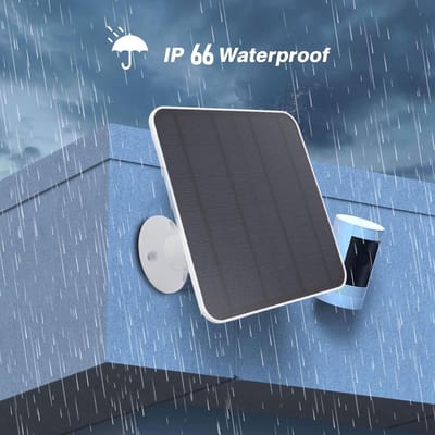 Dailygoody - Solar Panel Charger - 12W Oplaadpaneel met USB-C - 360 graden verstelbaar - Duurzaam energieoplossing - Geschikt voor camera's - Com