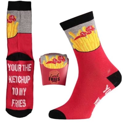 french fries socks – Grey – 42-47