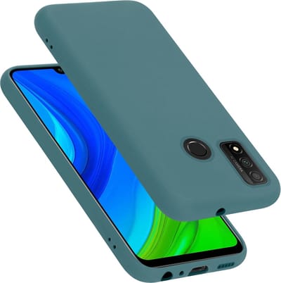 Cadorabo Hoesje geschikt voor Huawei P SMART 2020 in LIQUID GROEN - Beschermhoes gemaakt van flexibel TPU silicone Case Cover