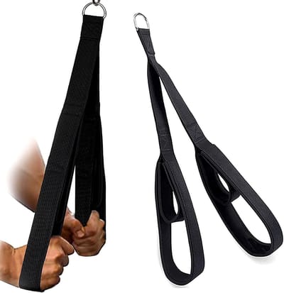 Triceps Training Apparaat met Verstelbare Grip en Extra Lange Touw voor Thuis Fitness en Krachttraining