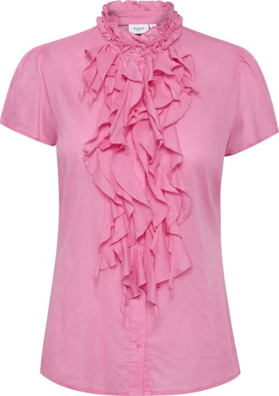 Saint Tropez TilliSZ SS Shirt Dames Blouse - Maat S