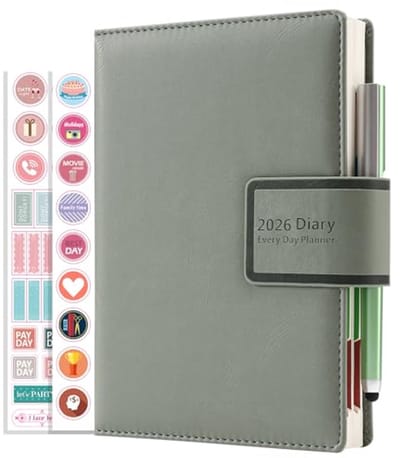 Dagelijkse Academische Agenda 2025 - Organisator met Pen en Stickers