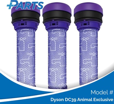 Dyson DC39 Animal Exclusive Filters (3 Stuks, Plus.Parts® alternatief voor 923413-01)