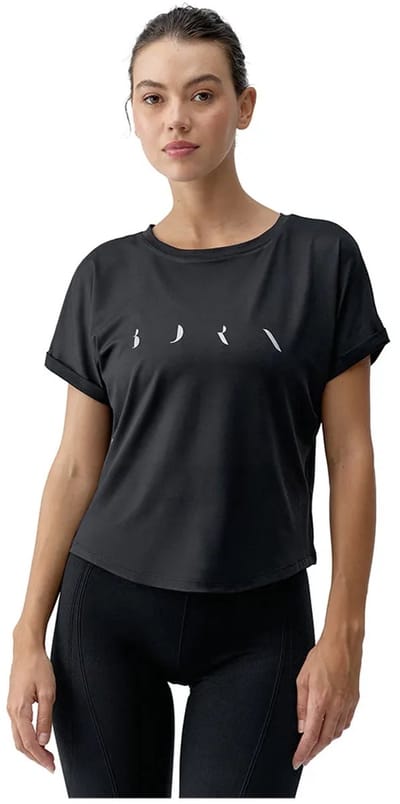 Born Living Yoga Azami T-shirt Met Korte Mouwen Zwart S Vrouw