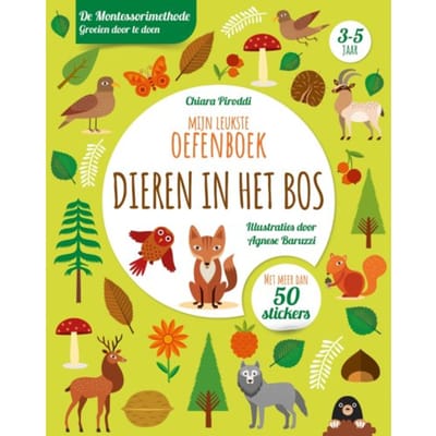 Dieren In Het Bos - Mijn Leukste Oefenboek - Chiara Piroddi