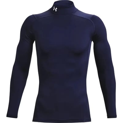 Under Armour Baselayer Coldgear Comp Mock Ondergoed Met Lange Mouwen Blauw K410