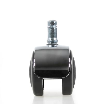 5x design-wielen verchroomd voor harde vloeren (11mm / 50mm) hjh OFFICE