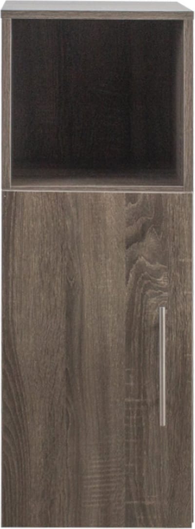 Nachtkastje - halkastje - 90 cm hoog - bruinkleurig