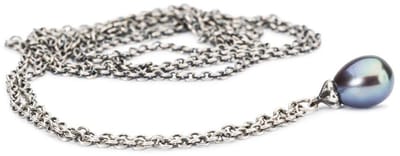 Zilveren 925 Fantasy Ketting met Pauw Parel