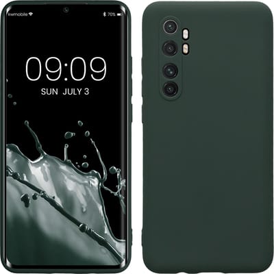 kwmobile telefoonhoesje geschikt voor Xiaomi Mi Note 10 Lite - Hoesje voor smartphone - Precisie camera uitsnede - In mosgroen