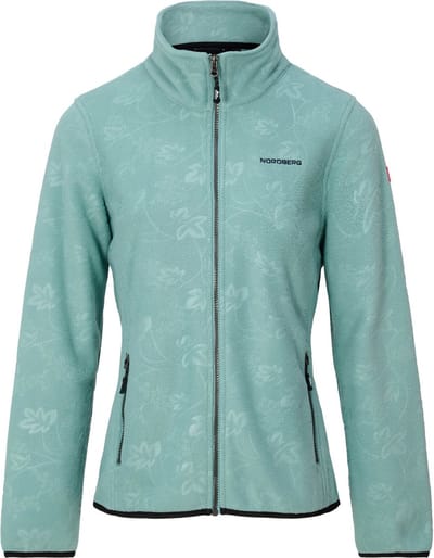 Nordberg Fleece Vest Ausbrenner - Dames - Groen - Maat 3XL