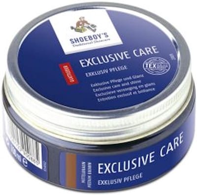 Shoeboy's Exclusive - Voedende en verzorgende creme voor gladleer - 100ml - (042) Donkerbruin