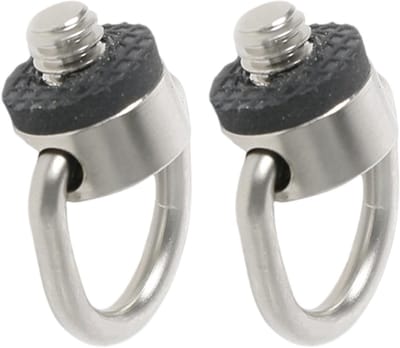 Roestvrijstalen D-ringen schroeven 1/4" voor DSLR-camera's, statieven en snelsluitplaten