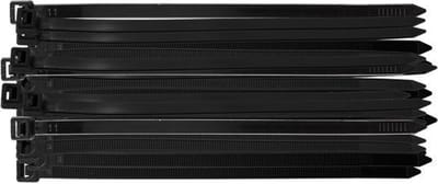 NEO tyraps / tie wraps / bindbandjes 7,6x200mm 50 stuks trekkracht 70kg zwart
