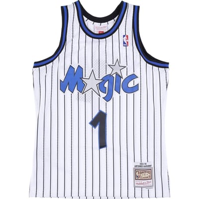 Basketbaltanktop voor heren Nba Swingman Jersey Hardwood Classics No 1 Anfernee Hardaway 1993-94 Orlmag
