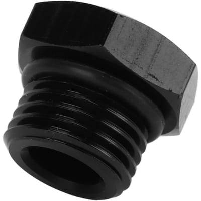 Afsluitdop Fitting Adapter Mannelijk Zeskant Staal Universeel 4000PSI Zwart voor VoertuigAN6 black