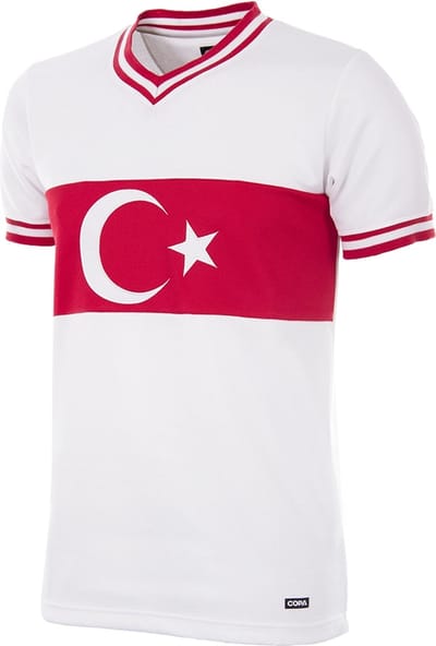 COPA Football - Turkije 1979 - Retro Voetbalshirt - Heren - M - Wit