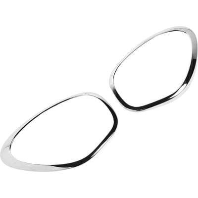 2 stuks Koplamp Ring Trimrand ABS Chroom Links Rechts Krasbestendig Vervanging voor Cooper R60