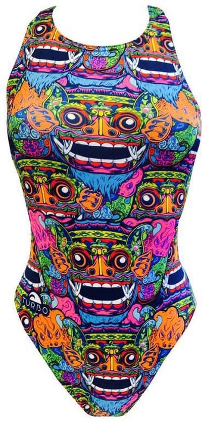 Turbo Bali Tribal Zwemkleding Veelkleurig S Vrouw