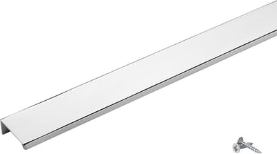 SOTECH meubelgreep Blanket Jane 330 mm gepolijst chroom BA 3 x 96 mm kastgreep voor montage aan de binnenzijde van het front incl. bevestigingsschroeven