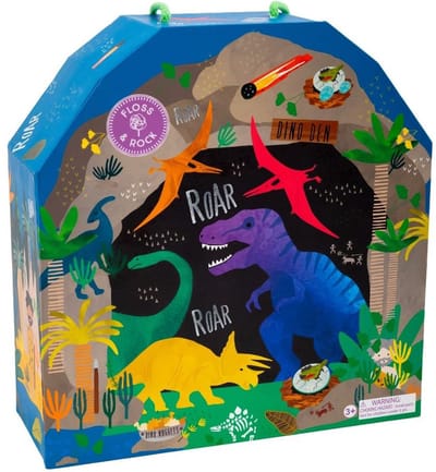 Floss & Rock Speeldoos Dino - 28,5 x 27,5 x 10 cm