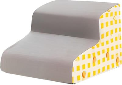 Hondentrap - Huisdierhelling - Makkelijk instappen - Schuim met hoge dichtheid - 40 cm breed - Beige