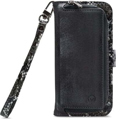 Mobilize Gelly Wallet Zipper iPhone 6(S) Plus/7/8 Plus Hoesje Zwart