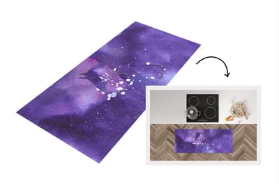 Keukenloper - Loper keuken - Manta - Ruimte - Kleuren - 120x50 cm - Keukenloper vinyl