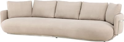 Stellar bank 4-zits beige.