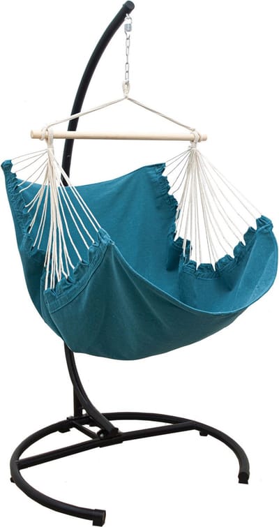 XL Hangstoel Buiten - 155x125 Tuin Hangstoel - Zit Hangmat voor 1 Persoon - Binnen en Buiten