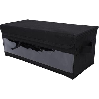 2 étuis de rangement pour CD avec couvercle Grande capacité Peut contenir 35 étuis CD standard ou 70 étuis CD fins CD de rangement empilables
