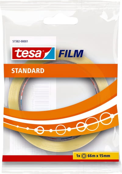 Plakband Tesa Standard 66 M 15 Mm Transparant (10 Stuks)