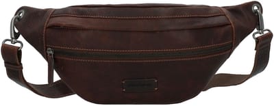 Jack Kinsky Porto Fanny pack Leer 30 cm - Unisex - mokka