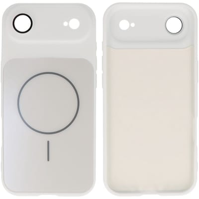 MagSafe Telefoonhoes – Shockproof Case met Camera Bescherming – Geschikt voor iPhone Air - Wit