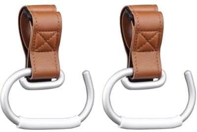Universele Kinderwagenhaken voor Tassen - Grote Tashaken en Antislip Bescherming - Perfecte Kinderwagenaccessoires
