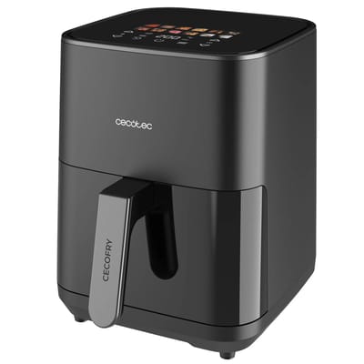 Cecotec Cecofry&Grill Duoheat 4000 Enkel 4 l Vrijstaand 1900 W Heteluchtfriteuse Zwart