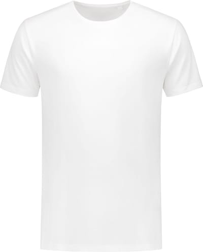 L&S T-shirt crewneck fine cotton elasthan