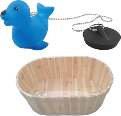 Badstopper met Ketting - Afvoerstop Douchestop - Badkamer Water Dicht Maken - Grappig Cartoon Ontwerp - 42-45 mm - Meerkleurig