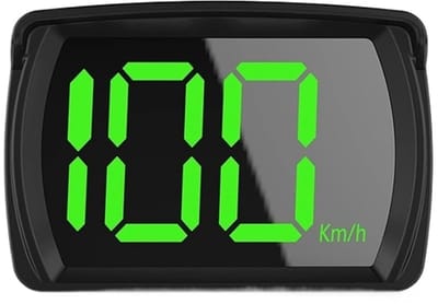 Digitale GPS-snelheidsmeter KMH) - auto accessoires - Gemakkelijk te bekijken-Automatische helderheidsaanpassing - Realtime snelheidsmeter voor auto's - Plug and Play - Geschikt voor diverse voertuigen Universele digitale autosnelheidsmeter
