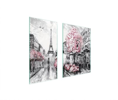 TMK ArtDeko - Snijplank - 75x52 cm - Glas - Parijs