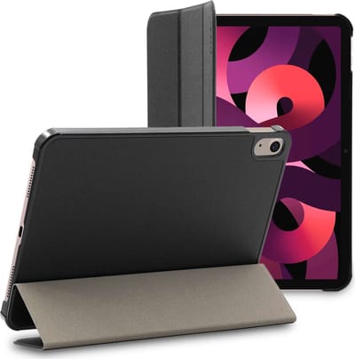 ebestStar - Hoes geschikt voor iPad 10.9 (2022) Apple, Slanke Design PU Lederen Etui, Automatische Slaap/Wake, SmartCase hoesje, Zwart