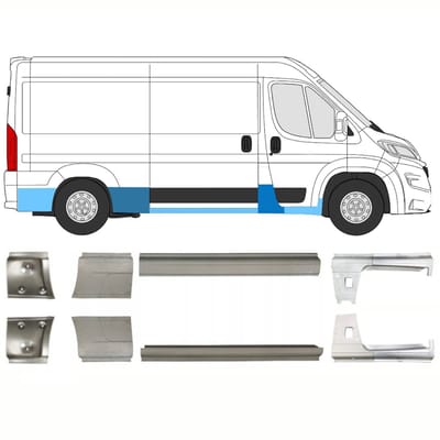 Reparatiepaneel set voor Opel Movano 2021-2026 / Links + Rechts