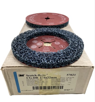 3M Schotch Brite Clean Schijf art. 57021- extra grof - diameter 178 mm x 22 mm - Prijs per stuk