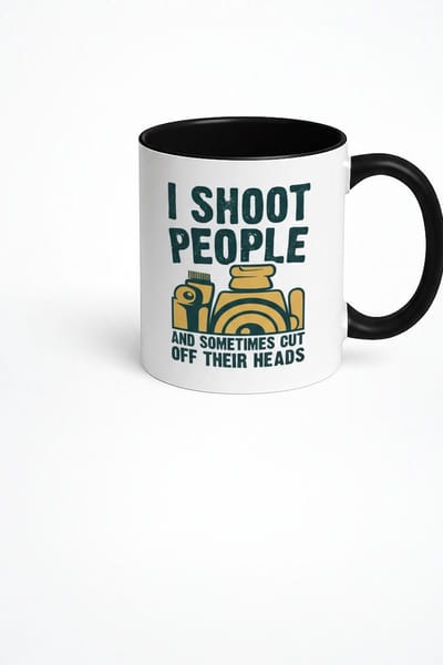 Fotografie Mok - I Shoot People, Grappige Koffiemok voor Fotografen